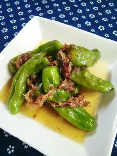 博多小料理屋の一品✿ししとうの煮びたし-レシピのメイン写真