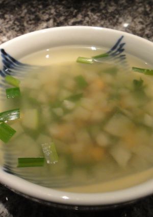 冬瓜とニラ・干しエビの中華スープ☆-レシピのメイン写真