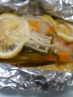 ☆秋鮭☆バターホイル焼き♪-レシピのメイン写真