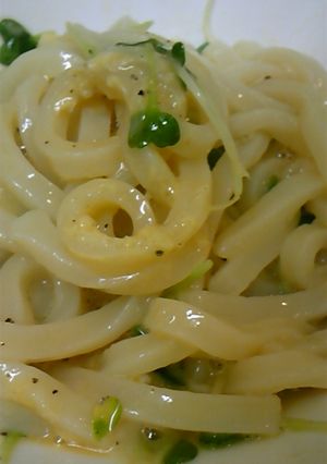 ダシダで簡単かまたまうどん-レシピのメイン写真