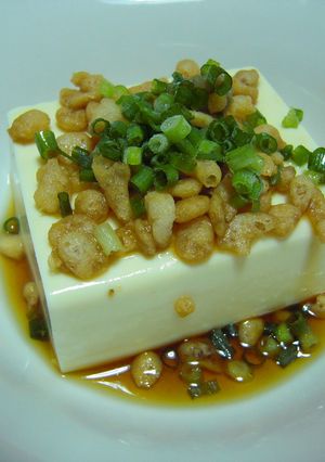 天かすのせ☆冷やっこ-レシピのメイン写真