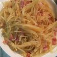じゃがいもとベーコンのシャキシャキ炒め