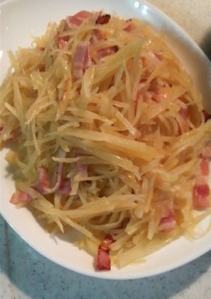 じゃがいもとベーコンのシャキシャキ炒め-レシピのメイン写真