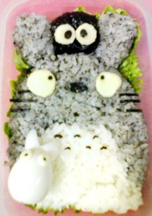 キャラ弁 トトロ-レシピのメイン写真