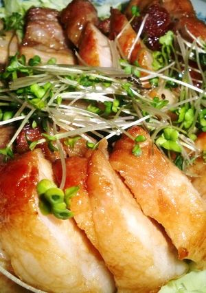 超簡単！蜂蜜タレの焼き豚-レシピのメイン写真