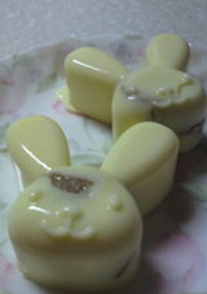 かわいい型でバナナミルクかん-レシピのメイン写真