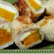 かぼちゃとチーズの肉巻き**