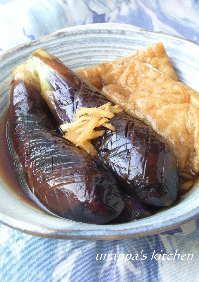 揚げずに簡単！茄子と油揚げの煮びたし-レシピのメイン写真