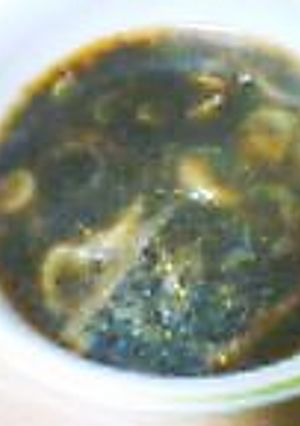 ♪今日のお夕飯♪磯の香りのガーリックスープ-レシピのメイン写真