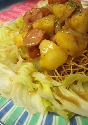 パリ麺サラダ×ジャーマンポテト-レシピのメイン写真