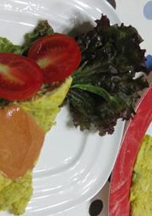 アボカドとクリームチーズのオムレツ-レシピのメイン写真