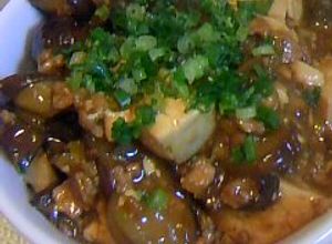 簡単おいしいどんぶり✿麻婆なす豆腐丼✿-レシピのメイン写真
