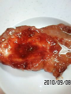 お弁当メインおかず☆豚肉ロースの甘味噌焼-レシピのメイン写真