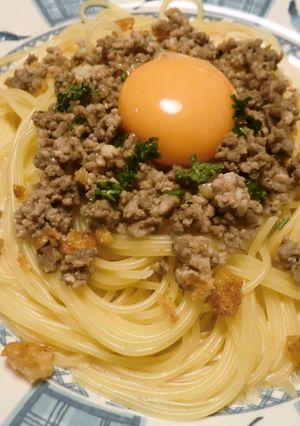 お月見パスタ-レシピのメイン写真