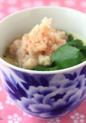 敬老の日✿かに缶で簡単！茶碗蒸し✿-レシピのメイン写真