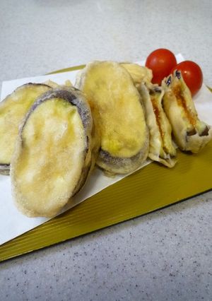 なすの肉味噌チーズのはさみ揚げ-レシピのメイン写真