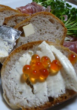 クリームチーズとバケットで☆簡単おつまみ-レシピのメイン写真