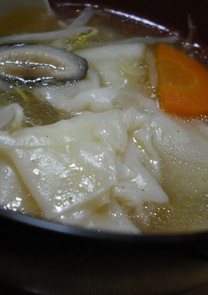 風邪をひいたらワンタン生姜スープ-レシピのメイン写真