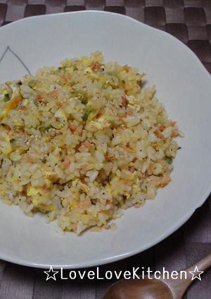 ゴーヤと鮭フレークのチャーハン♪-レシピのメイン写真