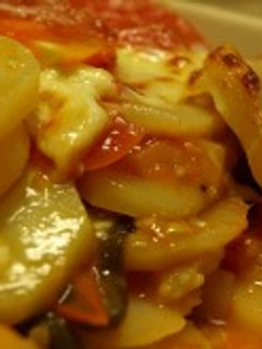 じゃがいもと茄子のトマトチーズ焼き~♪-レシピのメイン写真