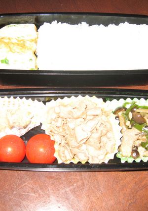 豚しゃぶ、お弁当四苦八苦しています41-レシピのメイン写真