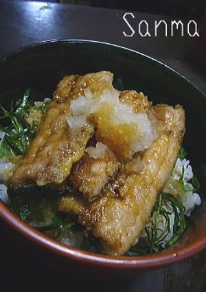 醤油タレたっぷり☆さんま丼-レシピのメイン写真