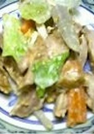 チキンとごぼうのごまマヨネーズあえ-レシピのメイン写真
