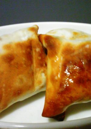 餃子の皮とバナナとピーナツバターって・・-レシピのメイン写真