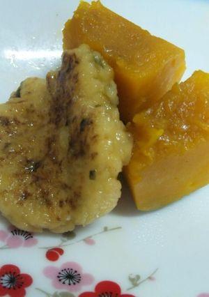 ☆★レンコン餅とかぼちゃの煮物★☆-レシピのメイン写真