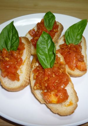 トマトと生姜のカナッペ♪生姜メシの素-レシピのメイン写真