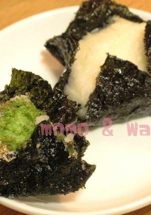 オクラと山芋の海苔つつみ揚げ＋チーズ-レシピのメイン写真
