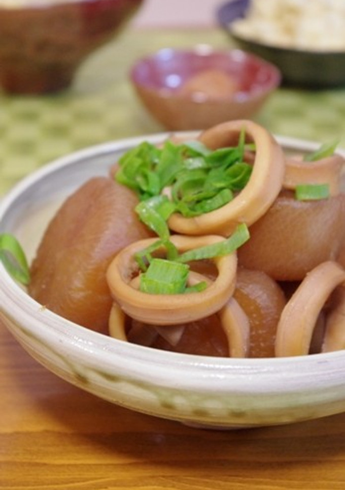 ＠大根とイカの煮物＠-レシピのメイン写真