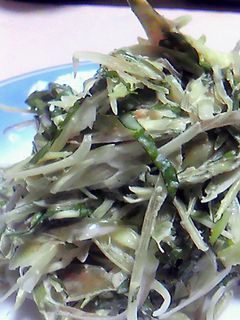 実家から大量収穫★茗荷と大葉のサラダ★-レシピのメイン写真