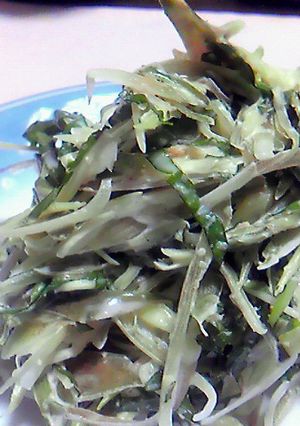 実家から大量収穫★茗荷と大葉のサラダ★-レシピのメイン写真