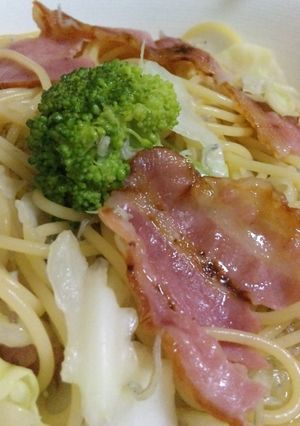 キャベツとベーコンの和風じゃこパスタ-レシピのメイン写真