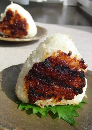 肉味噌焼きおにぎり-レシピのメイン写真