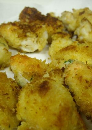濃バターで揚げ焼きエビハーブマヨパン粉-レシピのメイン写真