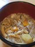 宮城の名物おくずかけ♪