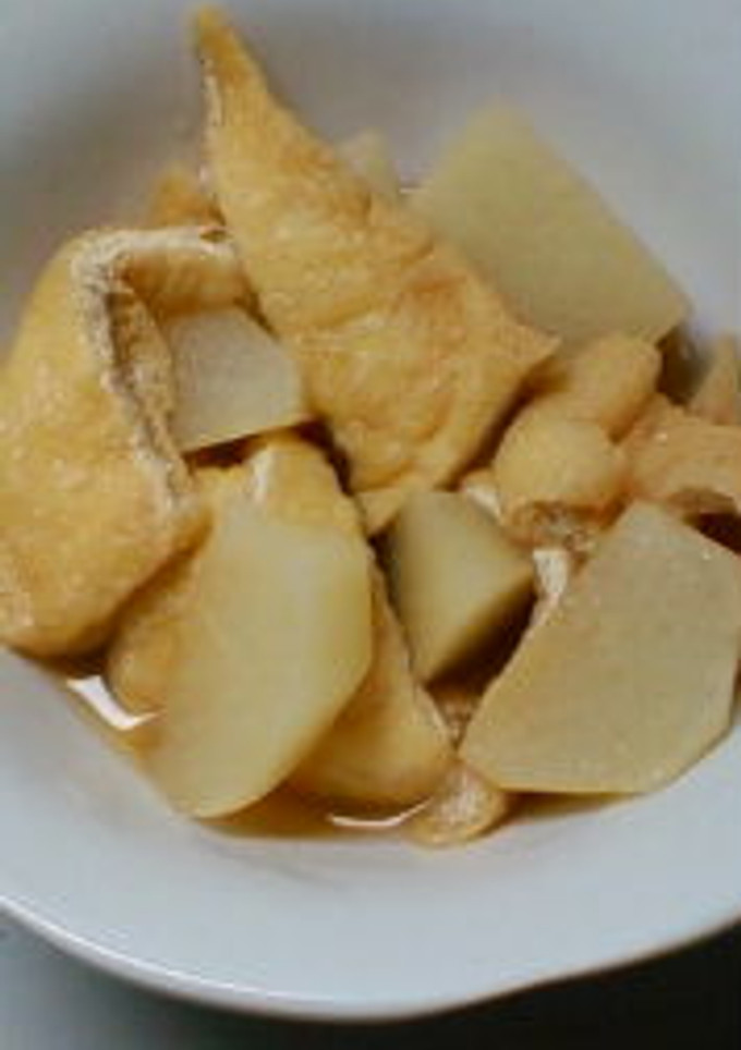 かぶと油揚げの煮物-レシピのメイン写真