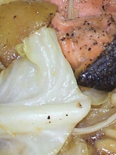 野菜と鮭のレンジ蒸し-レシピのメイン写真