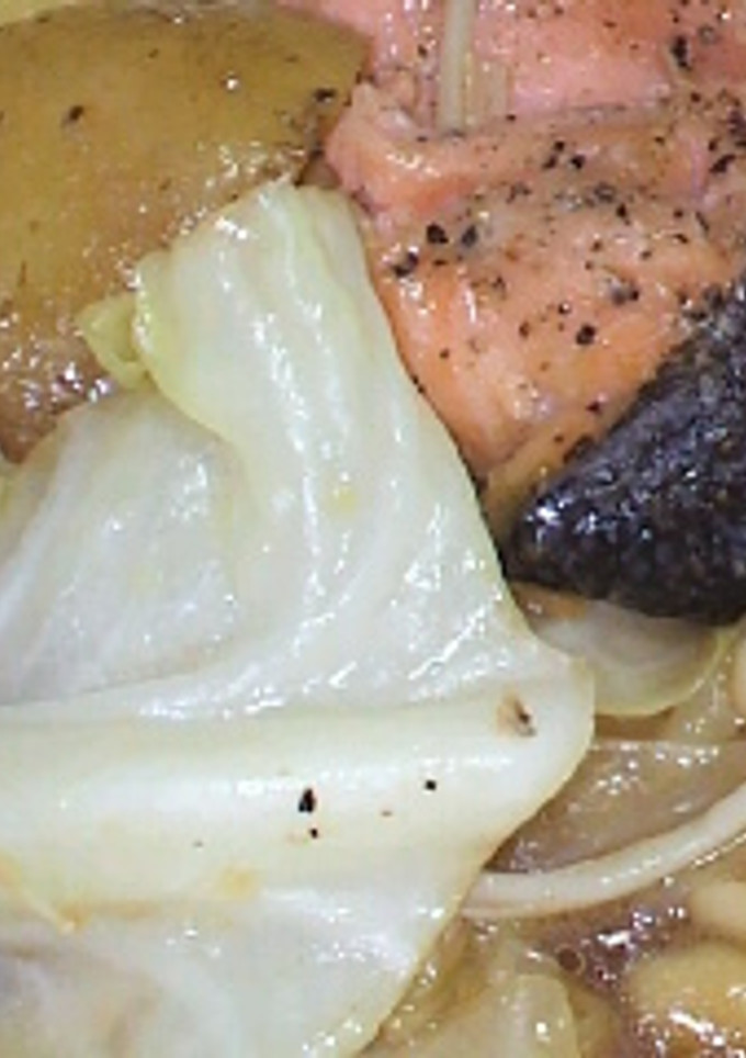 野菜と鮭のレンジ蒸し-レシピのメイン写真