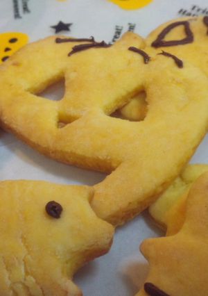 ハロウィンパンプキンクッキー♪-レシピのメイン写真