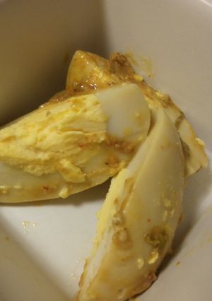 ＊ゆで卵の食べるらー油漬け＊-レシピのメイン写真