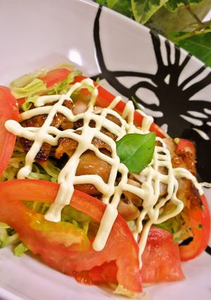 照り焼きチキン☆サラダ-レシピのメイン写真