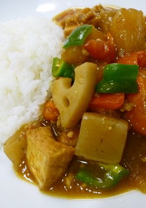 たっぷり野菜と鶏ひき肉の和風カレー-レシピのメイン写真