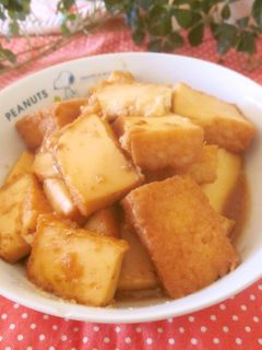 厚揚げのピリから煮-レシピのメイン写真