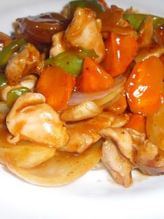 ドレッシングで♪鶏と野菜の酢豚風炒め-レシピのメイン写真