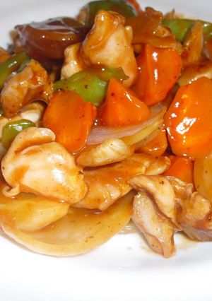 ドレッシングで♪鶏と野菜の酢豚風炒め-レシピのメイン写真