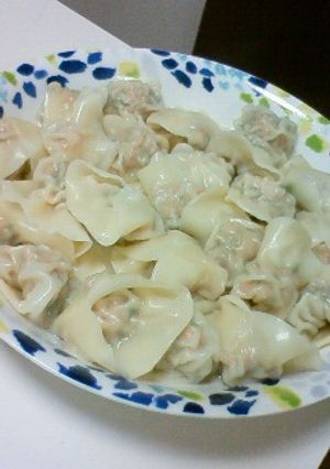 海老と豚ひき肉のゆでワンタン-レシピのメイン写真