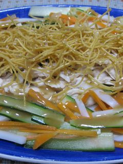 パリ麺でサラダバンバンジー♪-レシピのメイン写真